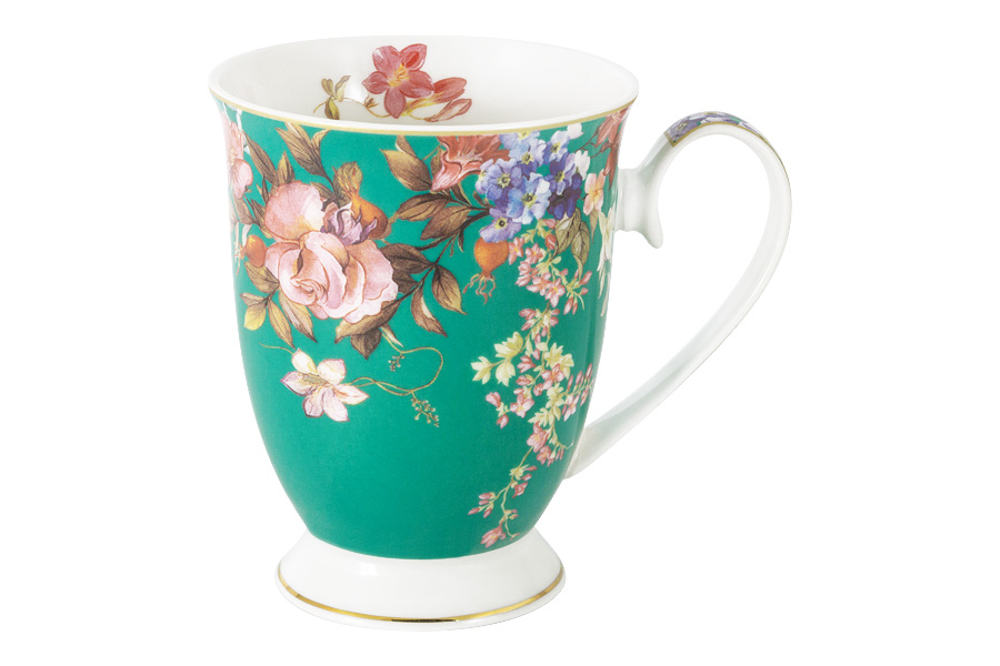 

Кружка Anna Lafarg Primavera Rosarium 0.325л бирюзовая фарфор AL-1584-G-HSB-P4_