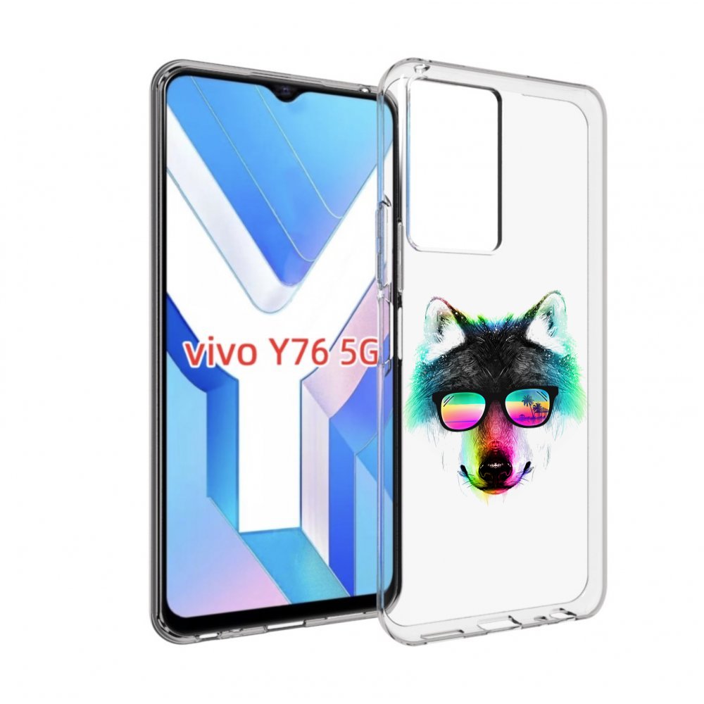 

Чехол MyPads радужный волк для Vivo Y76 5G, Прозрачный, Tocco