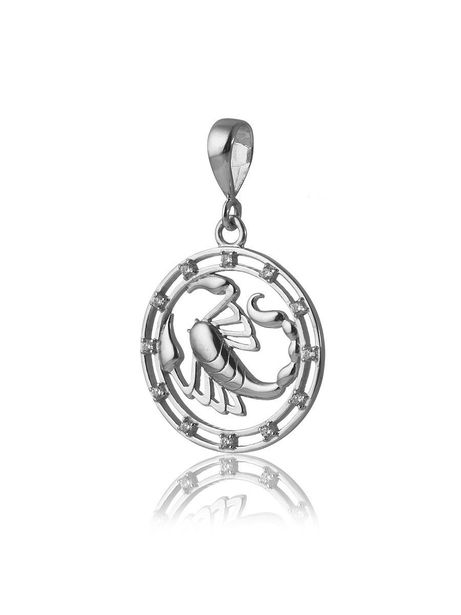 фото Подвеска из серебра с фианитом top crystal 40435212