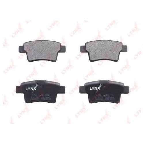 

Комплект задних тормозных колодок Lynx bd2226 для Citroen C4 I, C4 Picasso I