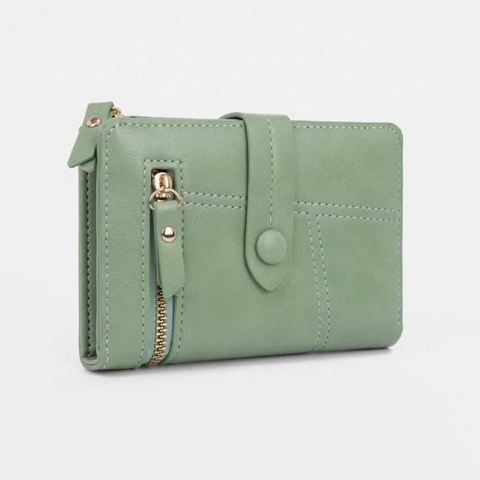 

Кошелек женский NoBrand 9353193, зелёный, 9353193