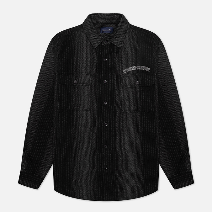 

Рубашка мужская thisisneverthat TN223WSHTL08-BLK черная XL, TN223WSHTL08-BLK