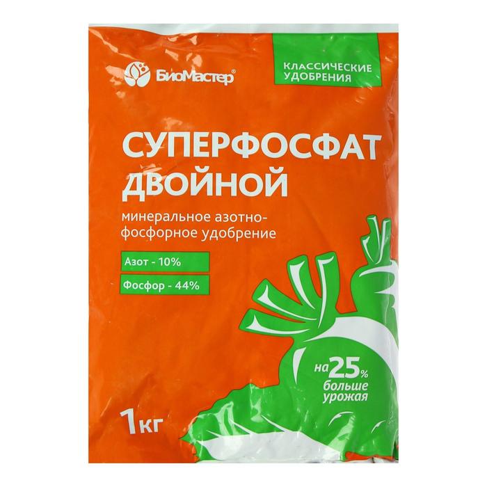 

Удобрение минеральное "БиоМастер", "Суперфосфат" двойной, 1 кг