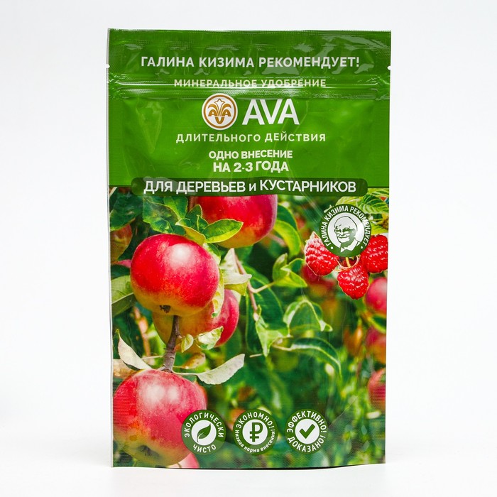 

Минеральное удобрение "AVA", для деревьев и кустарников, 400 г