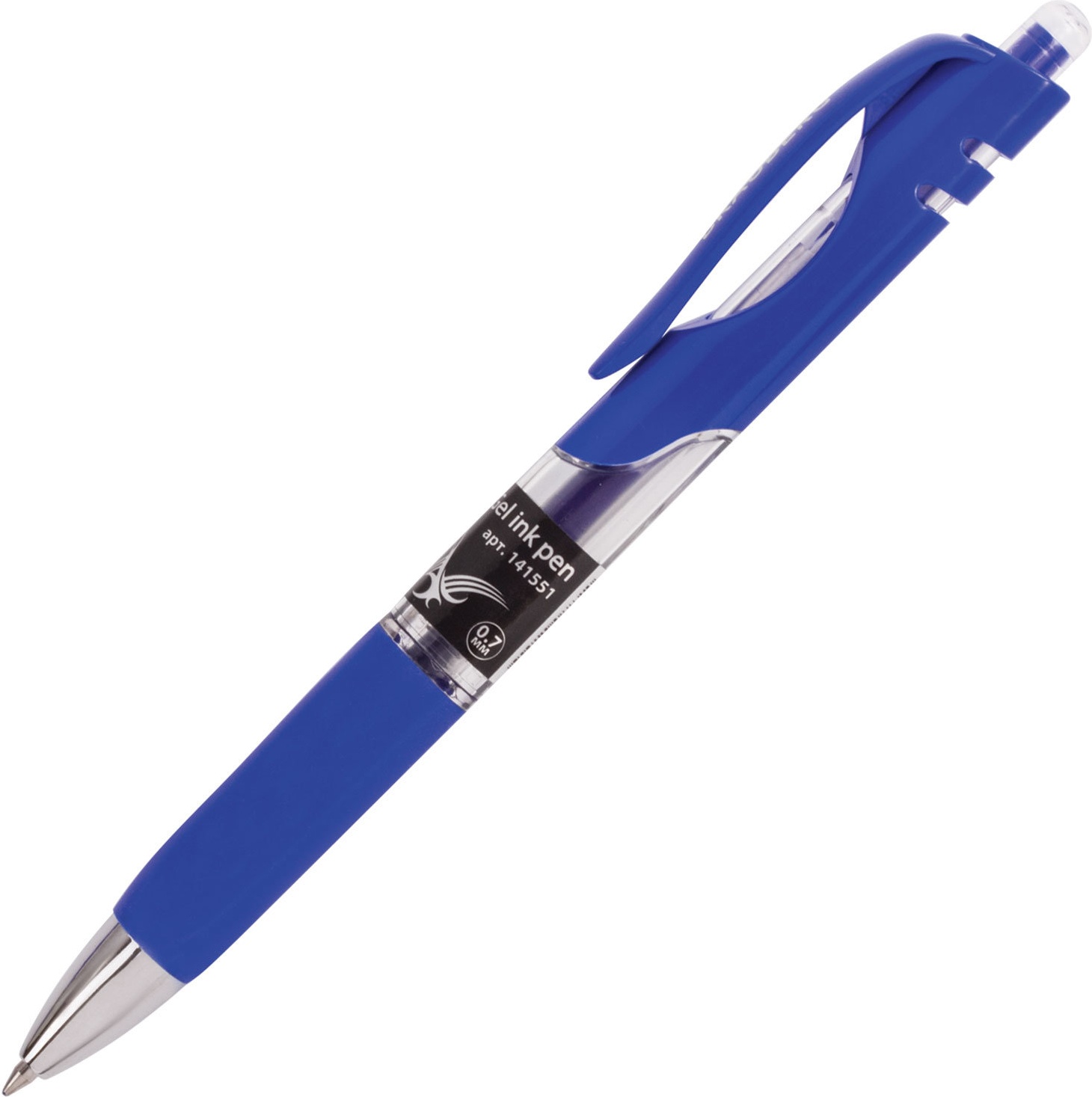 Ручка гелевая Brauberg BlaСk JaСk 141551, синяя, 0,7 мм, 1 шт.
