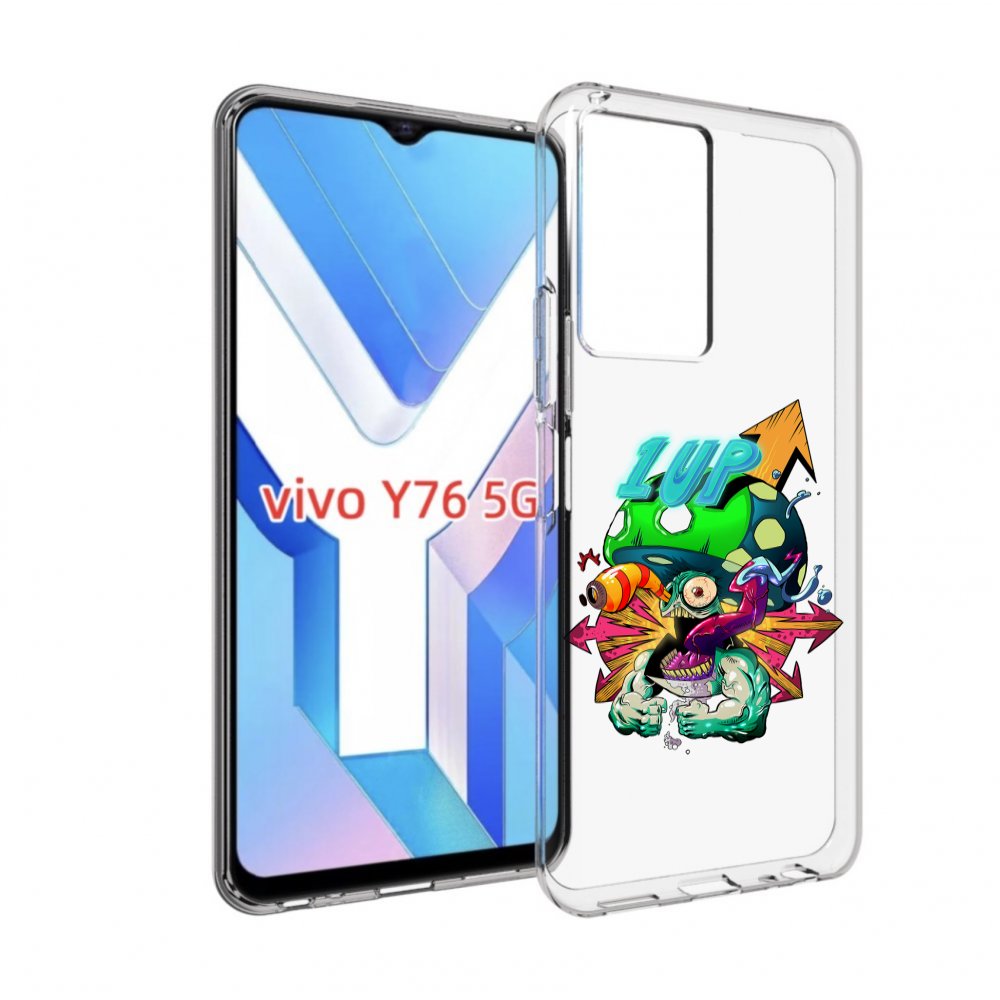 

Чехол MyPads сильный гриб абстракция для Vivo Y76 5G, Прозрачный, Tocco