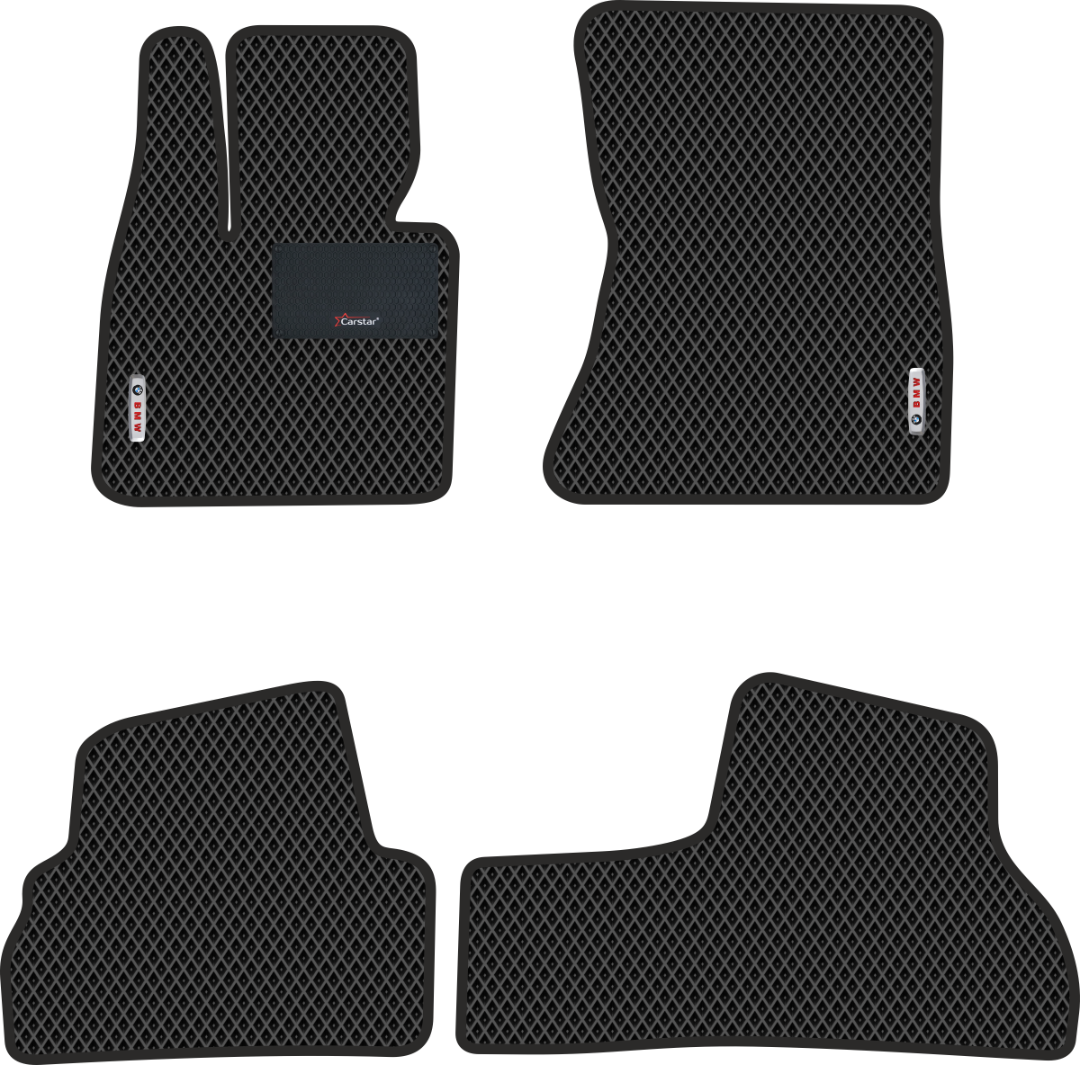 

Комплект ковриков Kupi-Kovrik EVA для BMW X5 II E70 2006-2013, чёрный,подпятник,2 эмблемы