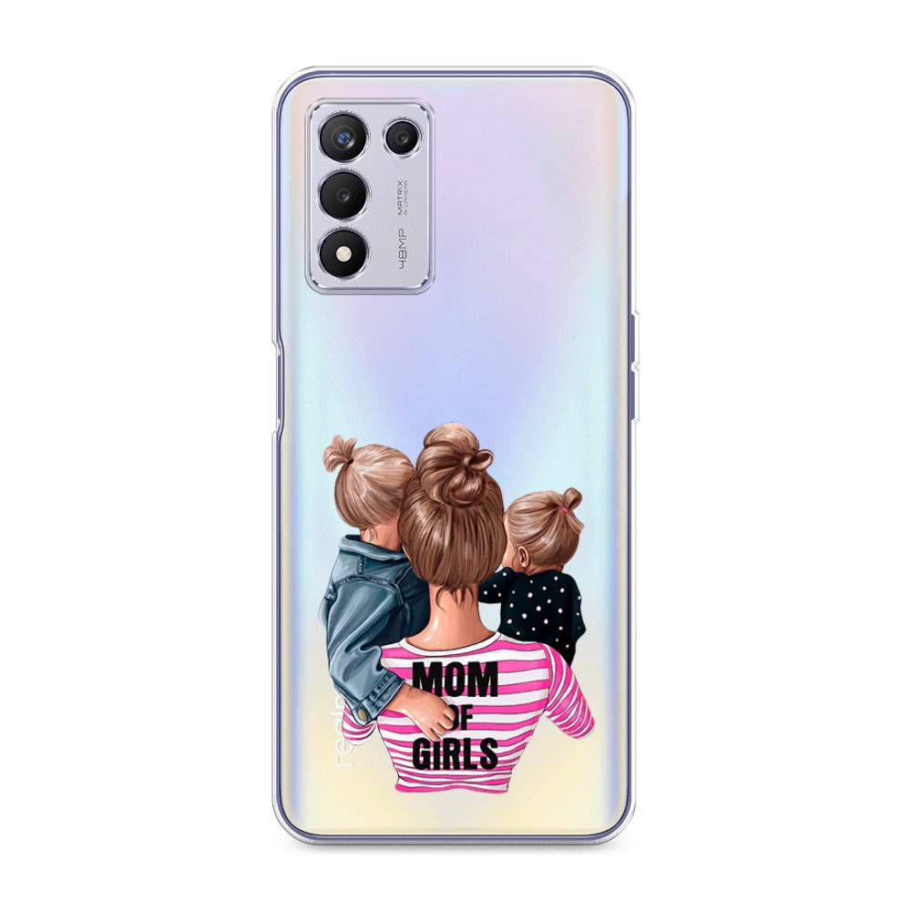 

Чехол Awog на Realme Q3s "Mom of Girls", Разноцветный, 257950-6