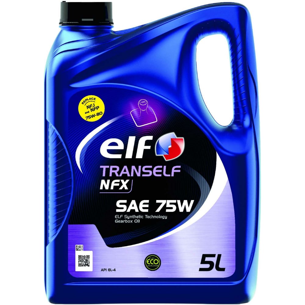 ELF Жидкость для механических трансмиссий TRANSELF NFX SAE 75W 5L 223530