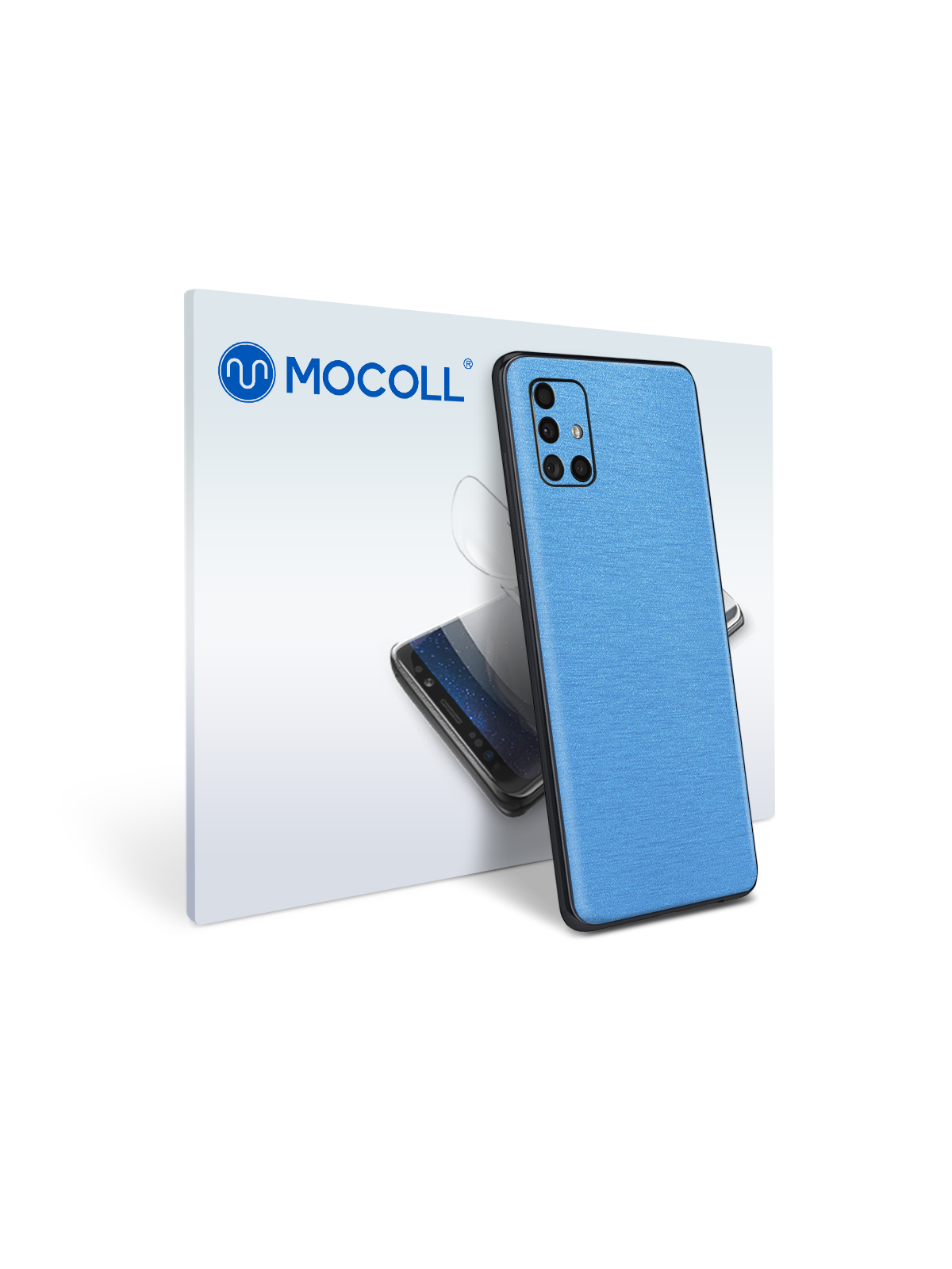 

Пленка защитная MOCOLL для задней панели Samsung Galaxy M22 Металлик Оранжевый