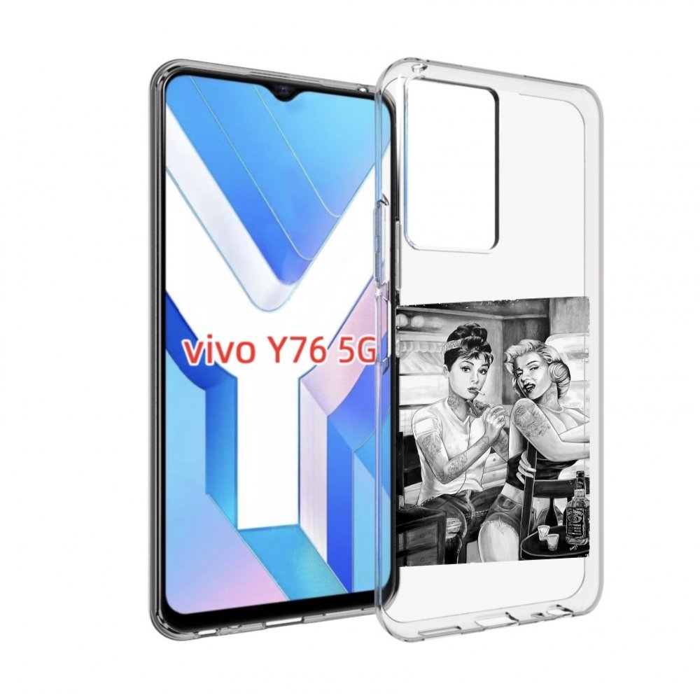 

Чехол MyPads тату мастер для Vivo Y76 5G, Прозрачный, Tocco