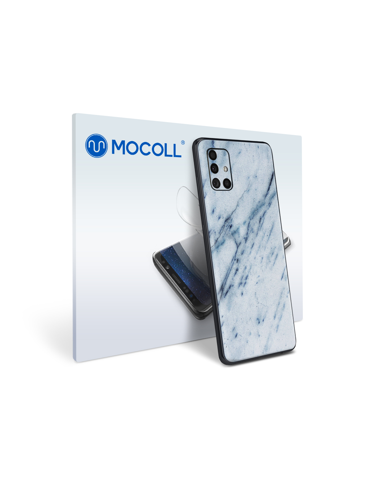

Пленка защитная MOCOLL для задней панели Samsung Galaxy M22 Прозрачная глянцевая