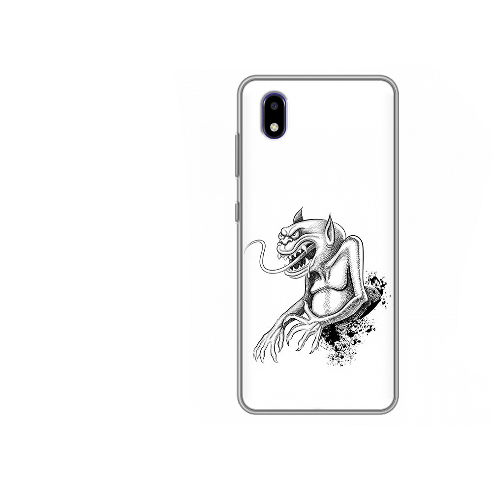 

Чехол MyPads Tocco для ZTE Blade A3 2020 чорт (PT226941.466.692), Прозрачный, Tocco