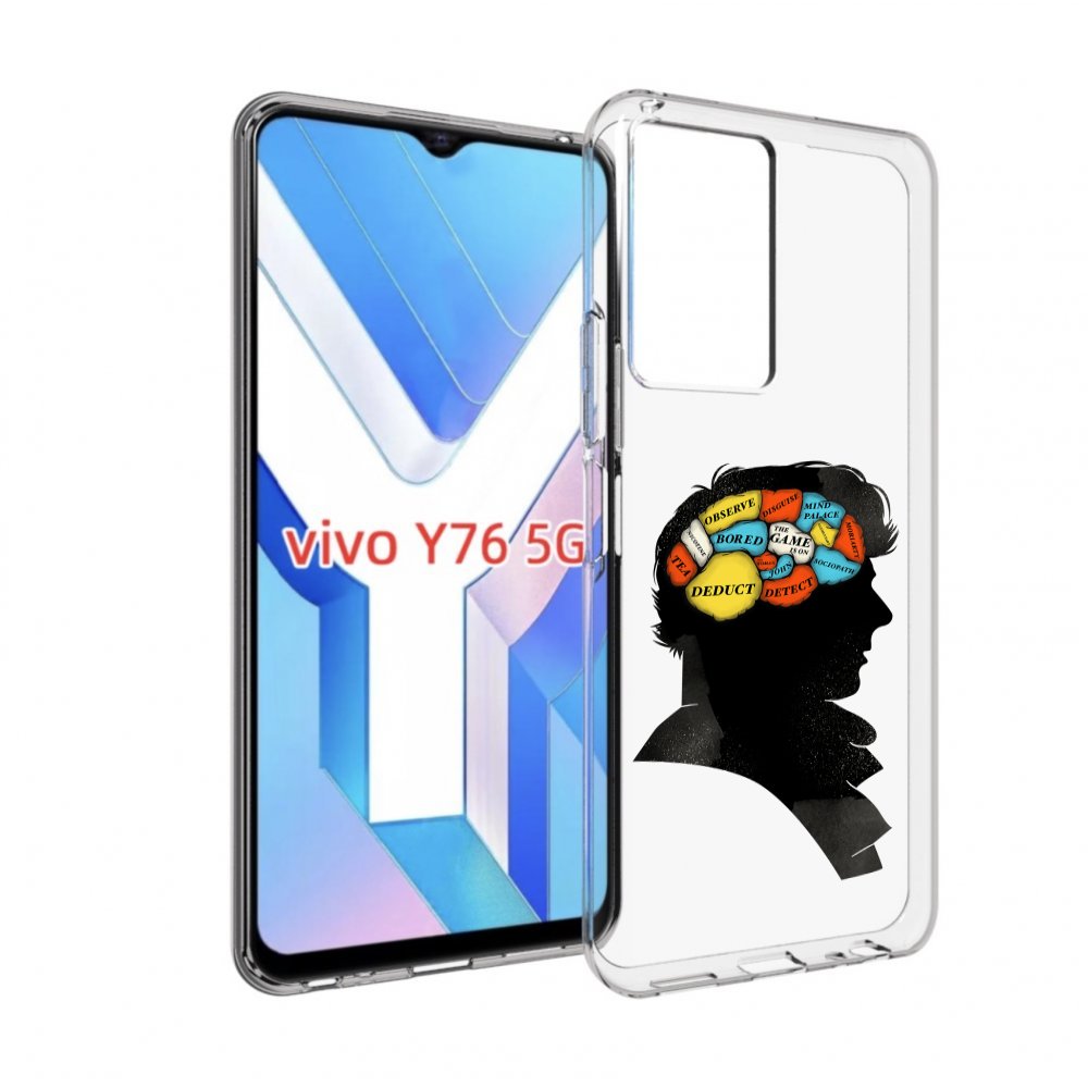 

Чехол MyPads темный рисунок для Vivo Y76 5G, Прозрачный, Tocco