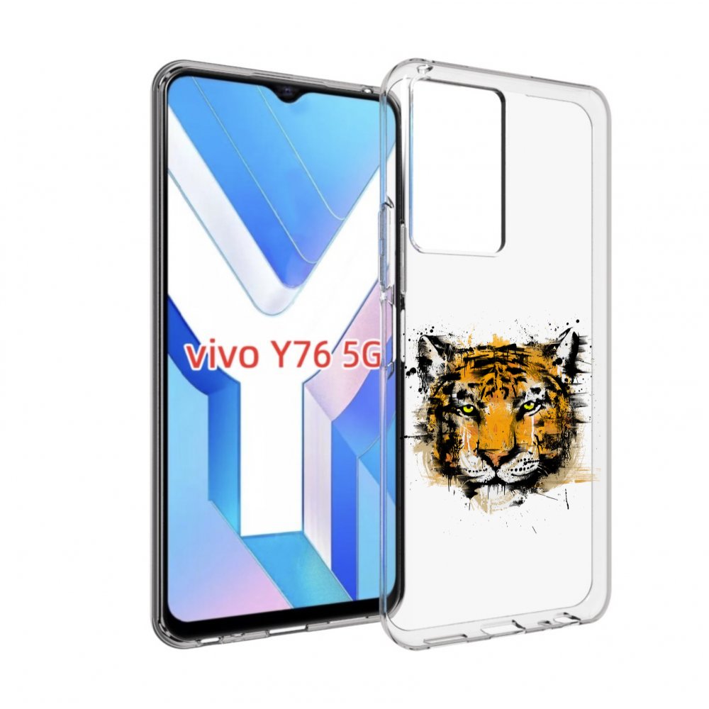 

Чехол MyPads тигруля для Vivo Y76 5G, Прозрачный, Tocco