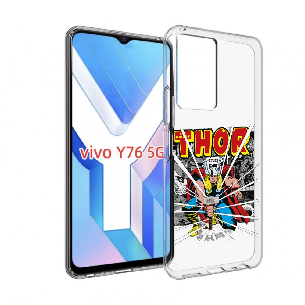 

Чехол MyPads тор рисунок для Vivo Y76 5G, Прозрачный, Tocco