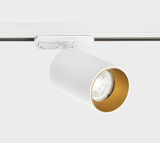

Трековый светильник Italline DANNY DANNY TR white + Ring Danny gold
