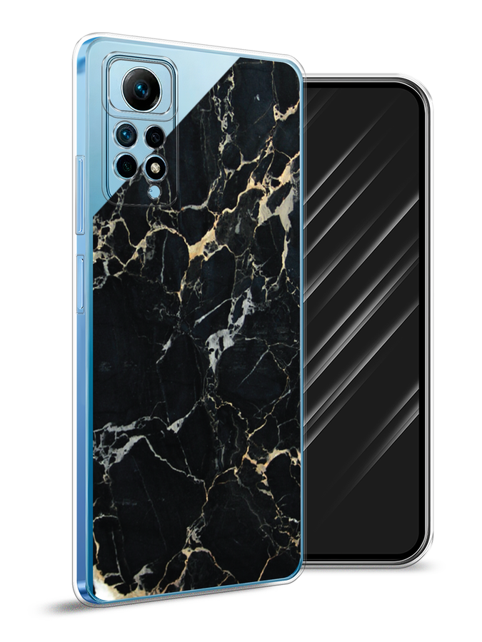 

Чехол Awog на Redmi Note 12 Pro 4G "Черный мрамор уголок", Черный;золотистый, 319050-3