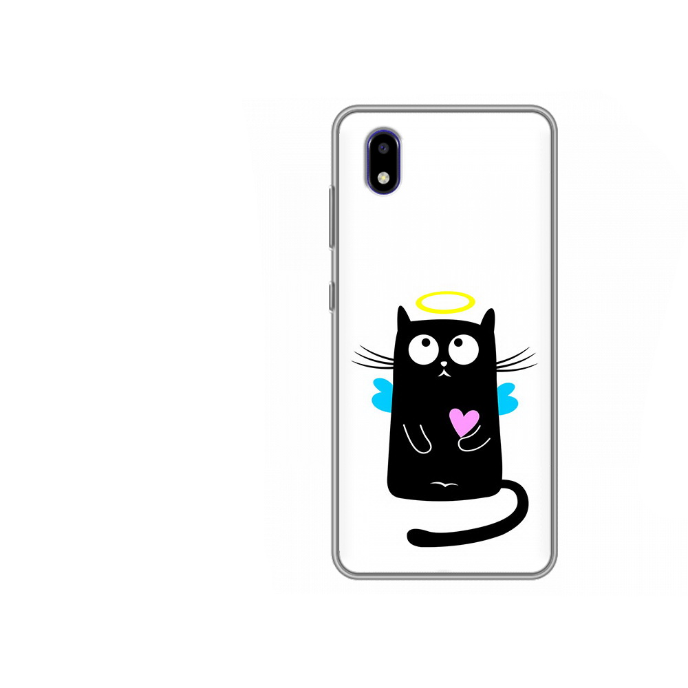 Чехол MyPads Tocco для ZTE Blade A3 2020 Кот ангелок (PT226941.466.96)