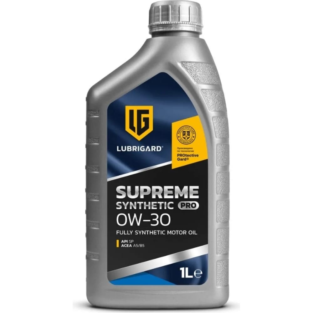 Моторное масло Lubrigard SUPREME SYNTHETIC PRO 0W30 1л