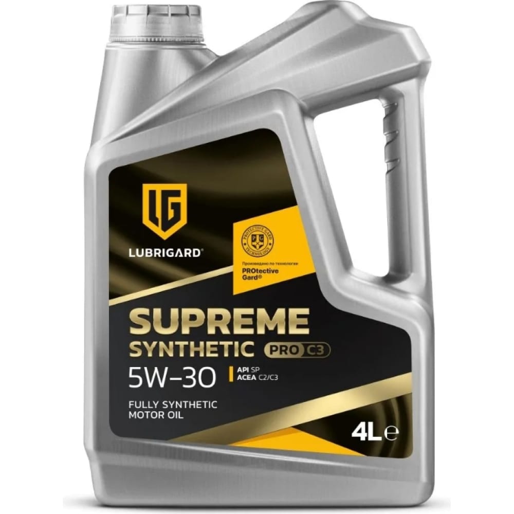 Моторное масло Lubrigard SUPREME SYNTHETIC PRO C3 5W30 4л