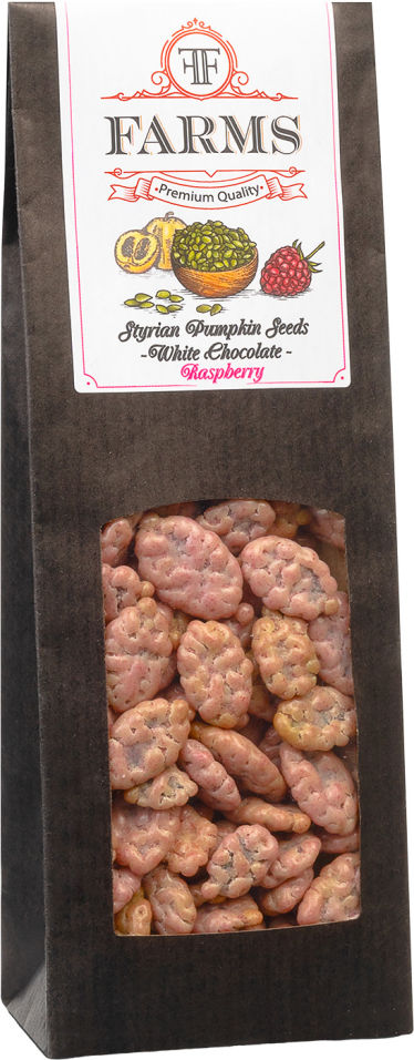 

Семечки тыквенные FF Farms Белый шоколад - Малина 100г
