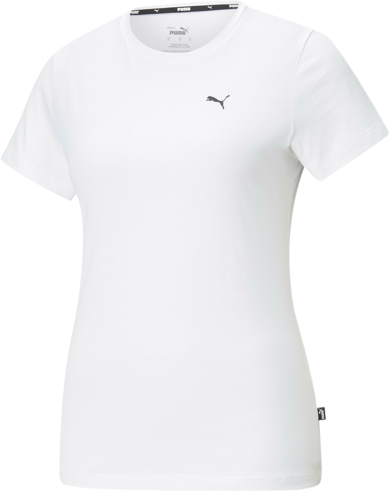 

Футболка женская PUMA ESS Small Logo Tee белая XS, Белый, ESS Small Logo Tee