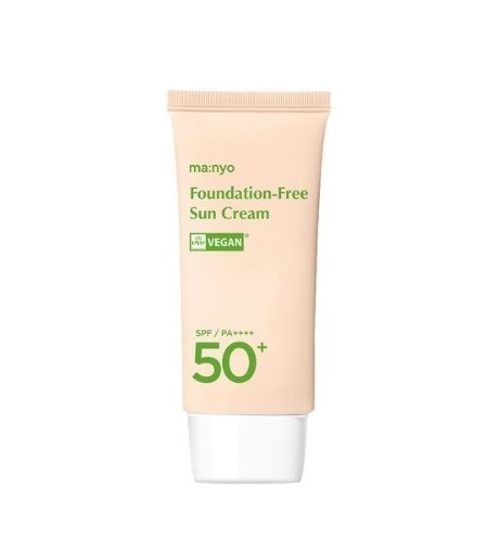 Тонирующий солнцезащитный крем Manyo Foundation-Free Sun Cream SPF50+ PA++++, 50 мл солнцезащитный крем с тонирующим эффектом для лица power 10 formula li foundation free