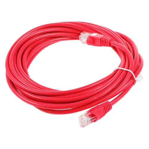

Патч-корд NoBrand RJ-45 - RJ-45 вилка-вилка 5м, Красный
