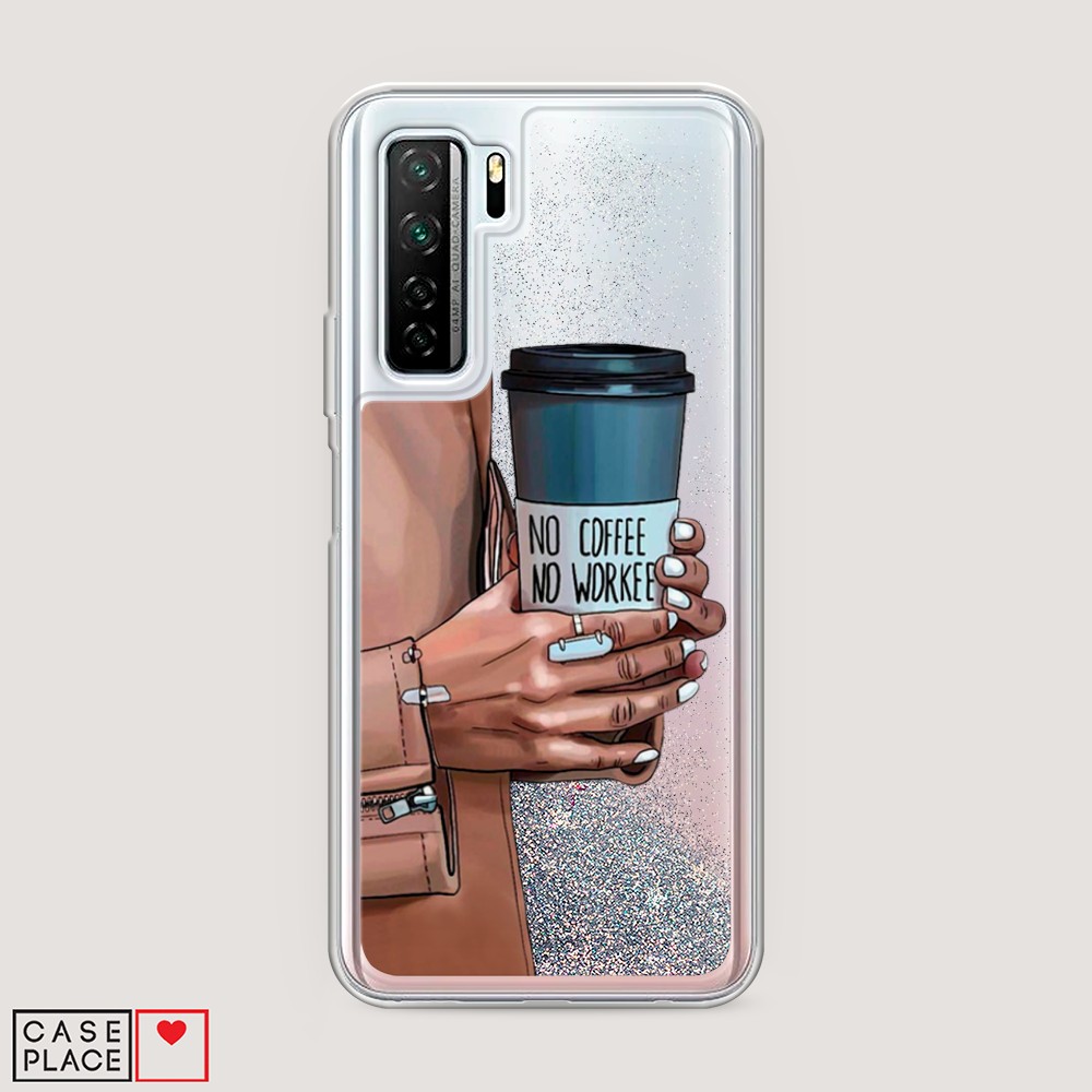 

Чехол Awog на Huawei P40 lite 5G/Honor 30S Global/Nova 7 SE "No coffee", Разноцветный, 6102991-1