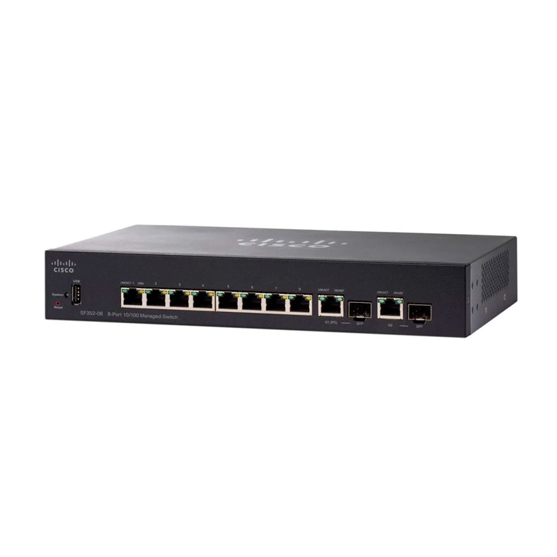 

Коммутатор Cisco SB SF352-08 SF352-08-K9-EU Black