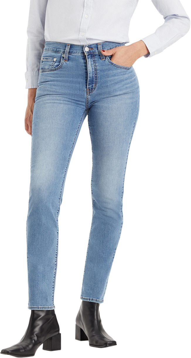 

Джинсы женские LEVIS 724 HIGH RISE STRAIGHT MED INDIGO - WORN IN синие 28/34, Синий, 724 HIGH RISE STRAIGHT MED INDIGO - WORN IN