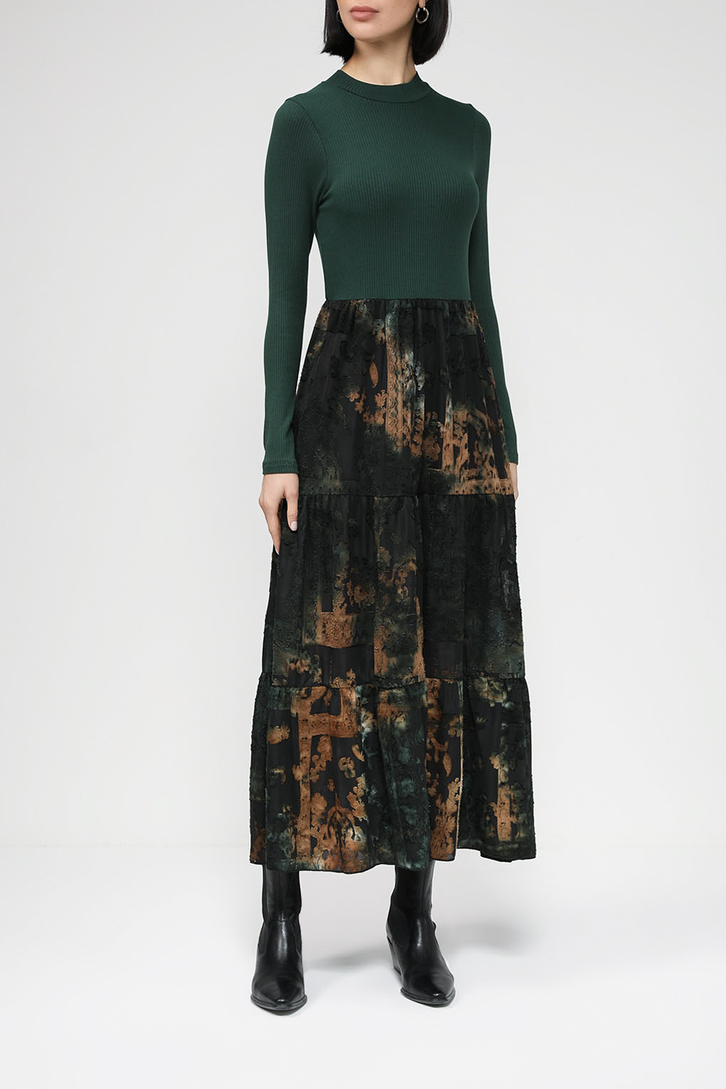 

Платье женское Desigual 23WWVK89 зеленое S, Зеленый, 23WWVK89