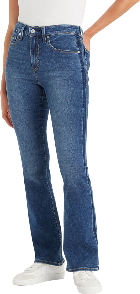 

Джинсы женские LEVIS 725 HIGH RISE BOOTCUT DARK INDIGO - WORN IN синие 26/32, Синий, 725 HIGH RISE BOOTCUT DARK INDIGO - WORN IN