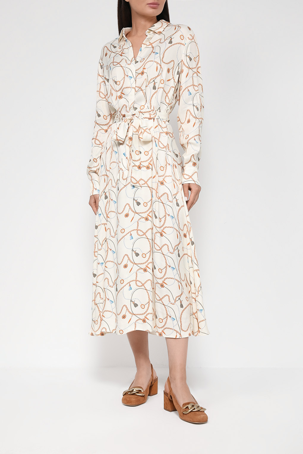 

Платье женское SABRINA SCALA SS23075299 бежевое XS, Бежевый, SS23075299