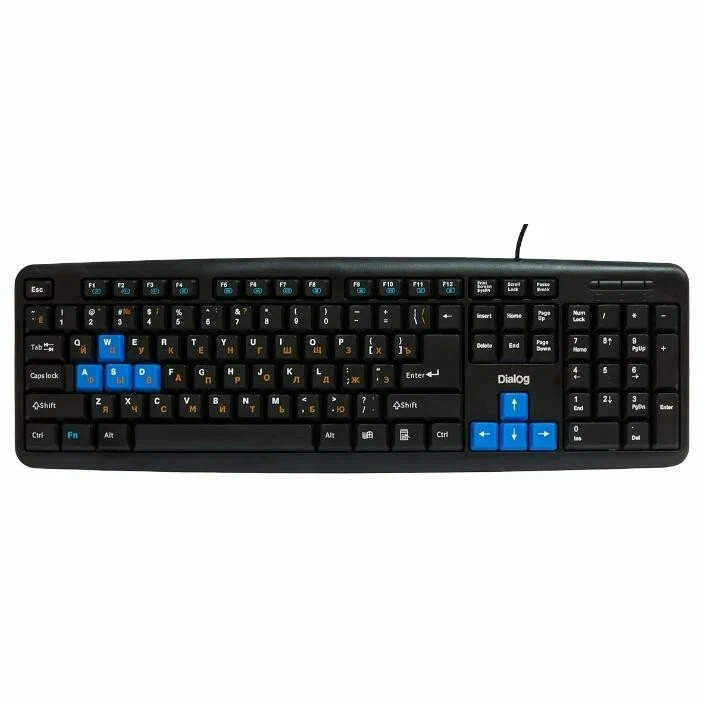Проводная игровая клавиатура Dialog KM-025U BlackBlue 129800₽