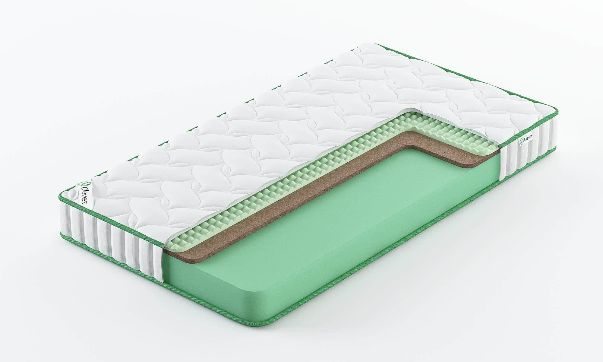 

Матрас Clever Power 180x186, Белый, POWER