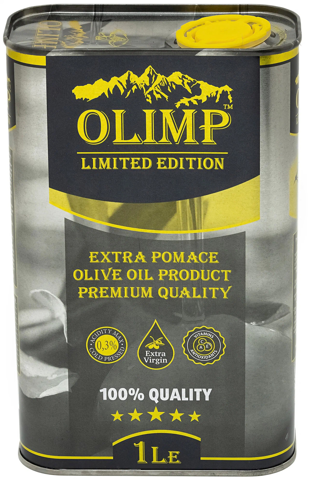 Масло оливковое рафинированное Olimp Limited Edition Extra Pomace, 1 л