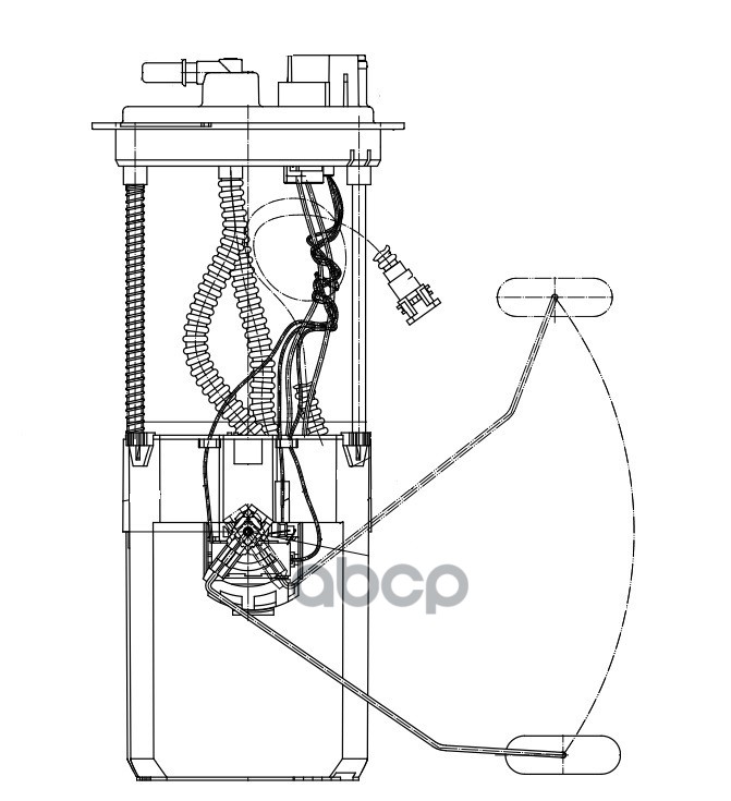 

Модуль Топл Насоса Для Ам Chevrolet Captiva 06Opel Antara 06 20D22D Sfm 0519 1Шт.