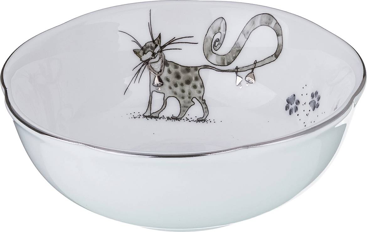 

Розетка Lefard Котики 10х4см фарфор 264-841_, Белый