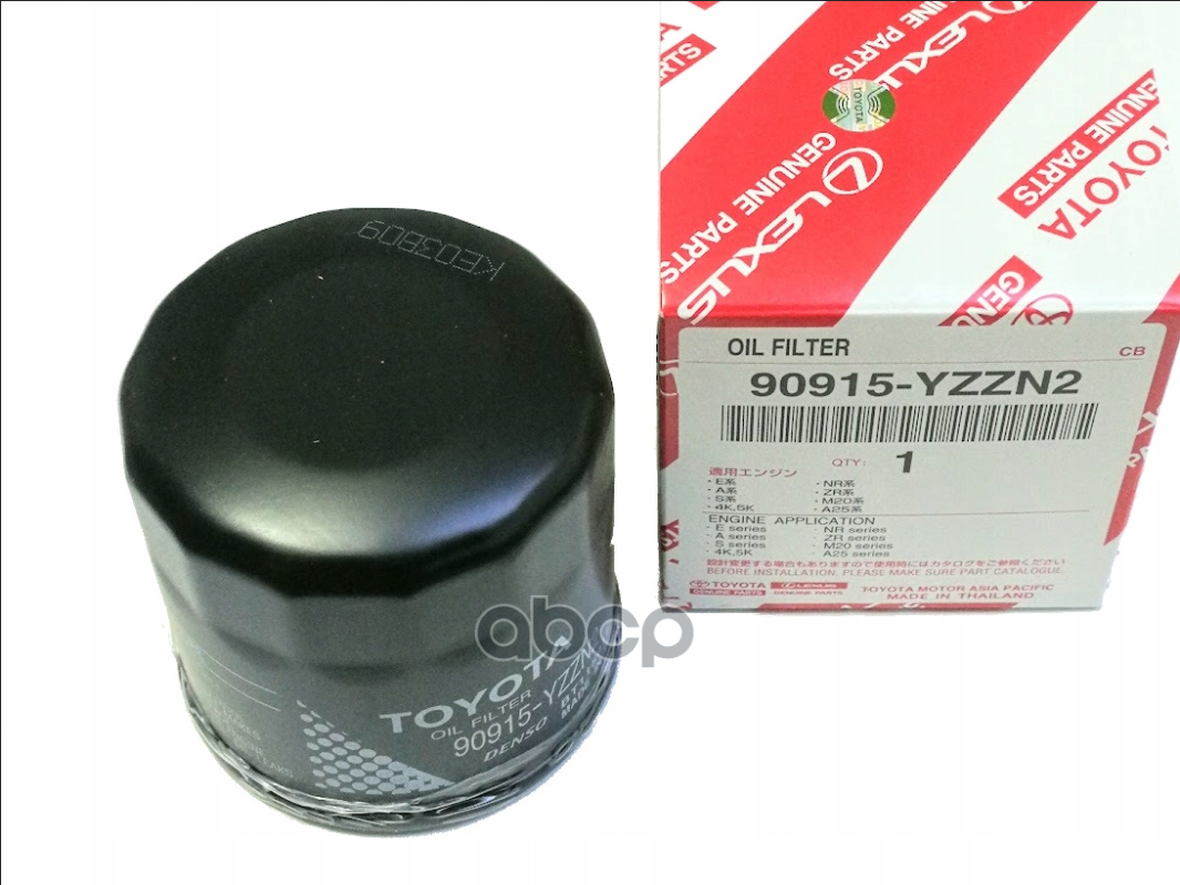 

Фильтр масляный TOYOTA 90915YZZN2