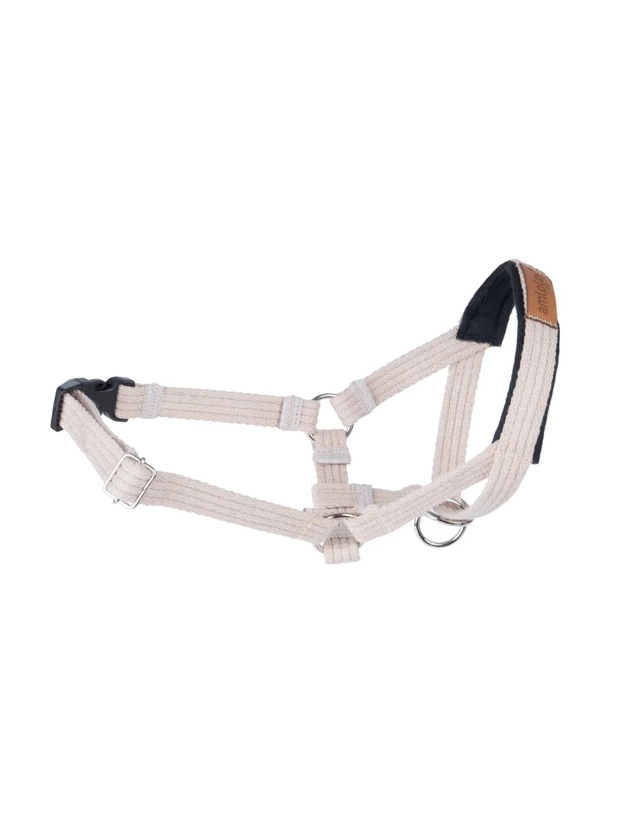 

Недоуздок AmiPlay Cotton M Кокер спаниель 17-32х39-50х1,5 см, бежевый