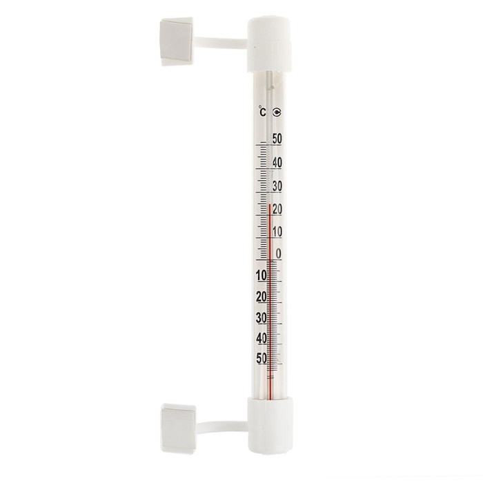 Термометр оконный мод.ТСН-14/1, от -50°С до +50°С на липучке упаковка картон микс