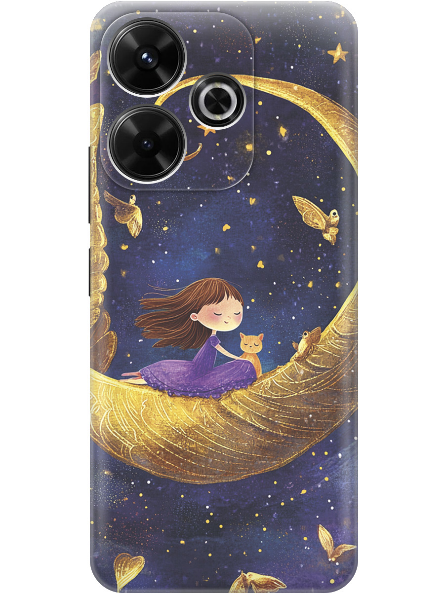 

Силиконовый чехол на Xiaomi Redmi 13 / Redmi Note 13R / Poco M6 4g с принтом 858741, Прозрачный;золотистый;черный, 783988672