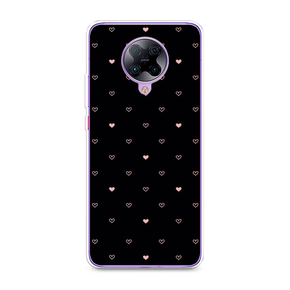 

Чехол Awog на Xiaomi Redmi K30 Pro/F2 Pro "Черный фон и сердечки", Разноцветный, 38850-3
