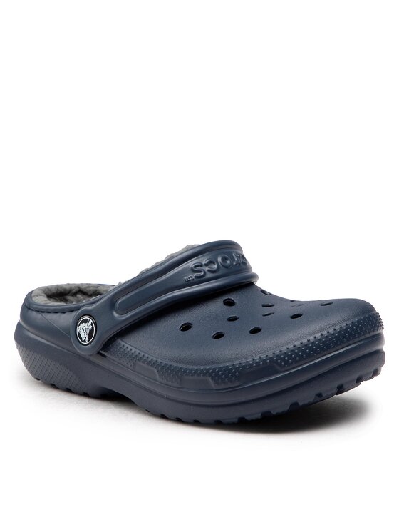

Сабо Classic Lined Clog K 207010 Crocs синий 32,5 EU, Classic Lined Clog K 207010