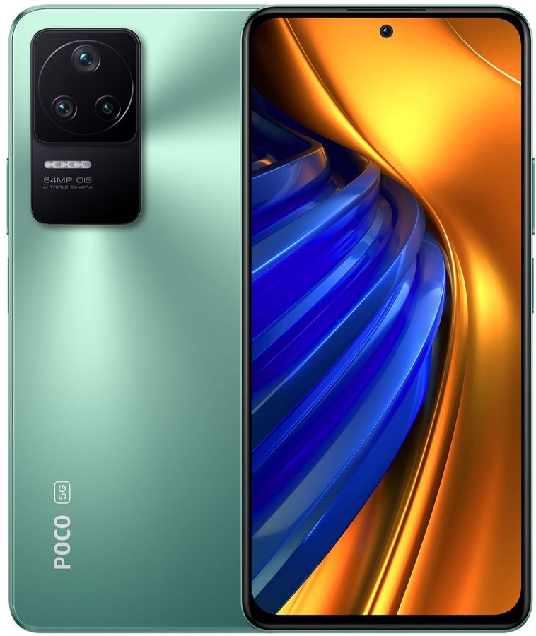 фото Смартфон xiaomi poco f4 5g 8/256gb (nebula green eu) зелёный