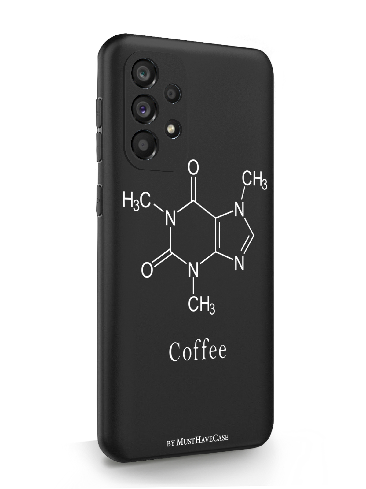 

Чехол MustHaveCase для Samsung Galaxy A53 Молекула кофе, черный, Черный;белый