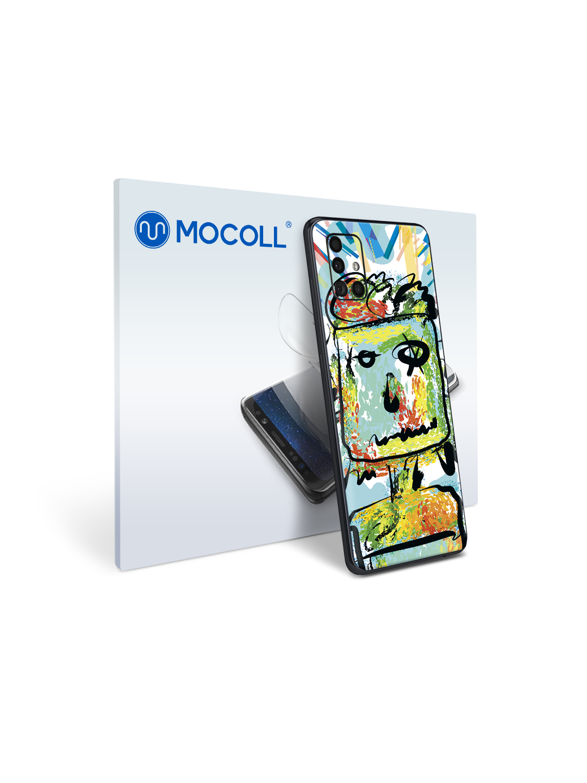 

Пленка защитная MOCOLL для задней панели Samsung Galaxy A03S Богемный узор Пейсли