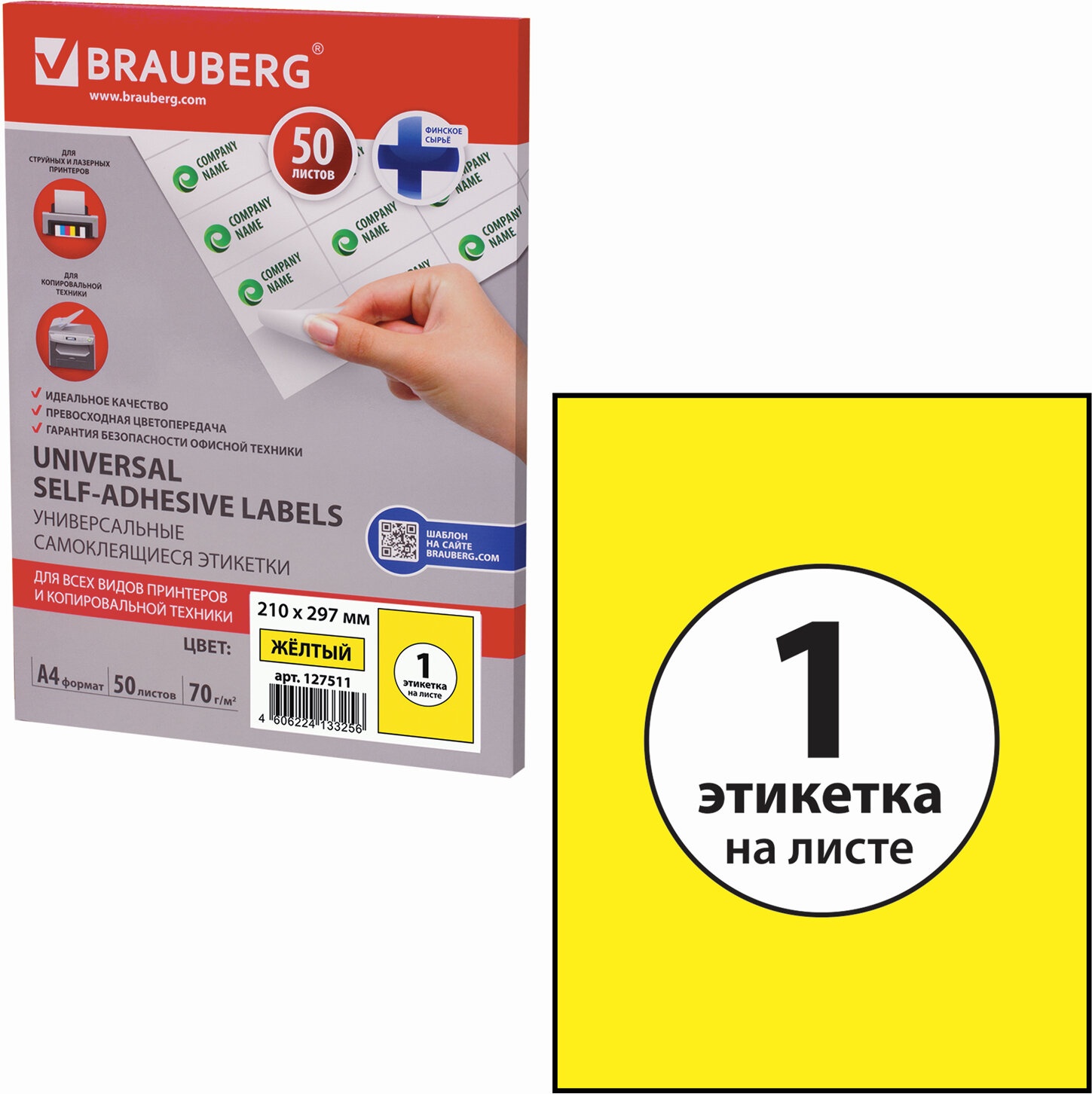 

Тетрадь Brauberg ЭКО Фрукты 403054, гребень, клетка, обложка картон, офсет, 48 л, 127511